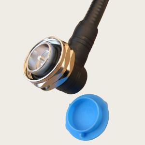 Quality 1/2 Superflex 7/16 DIN Male Right Angle To 4.3/10 Male Right Angle Jumper Cable 3M 5M 10M wholesale