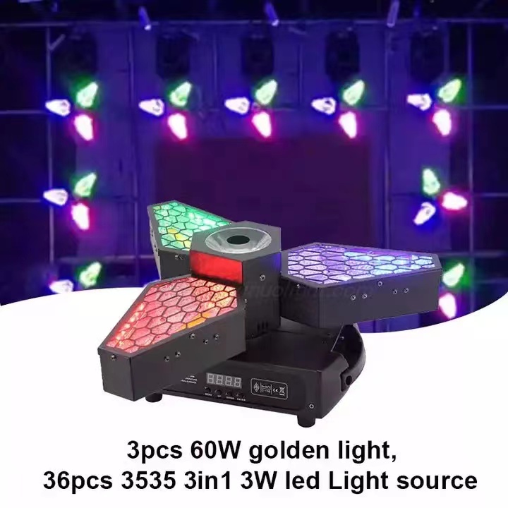 250W Head Stage Effect Lighting DJ Disco Stage Lights for Disco Party Retro Light