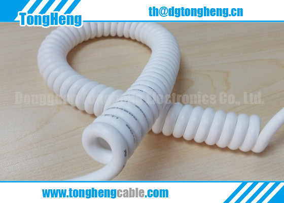 Integrated Project Special Made Coil Spiral Cable 80C 450V