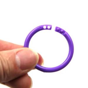 Quality PE Plastic Snap Lock Binding Rings 15 20 27 28 32 35 40mm wholesale