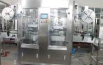 Industrial Automatic Labeling Machine , Beverage Bottle Double Head Sleeve