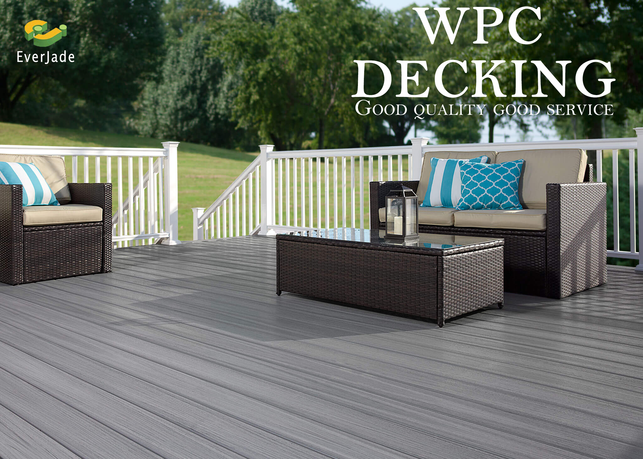 Upgrade Your Outdoor Area with Paintable Wood-Plastic Composite Decking Flooring