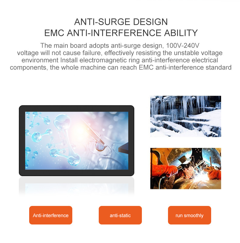 50000h 450nit TFT LCD Capacitive Android Interactive Touch Screen LCD Display