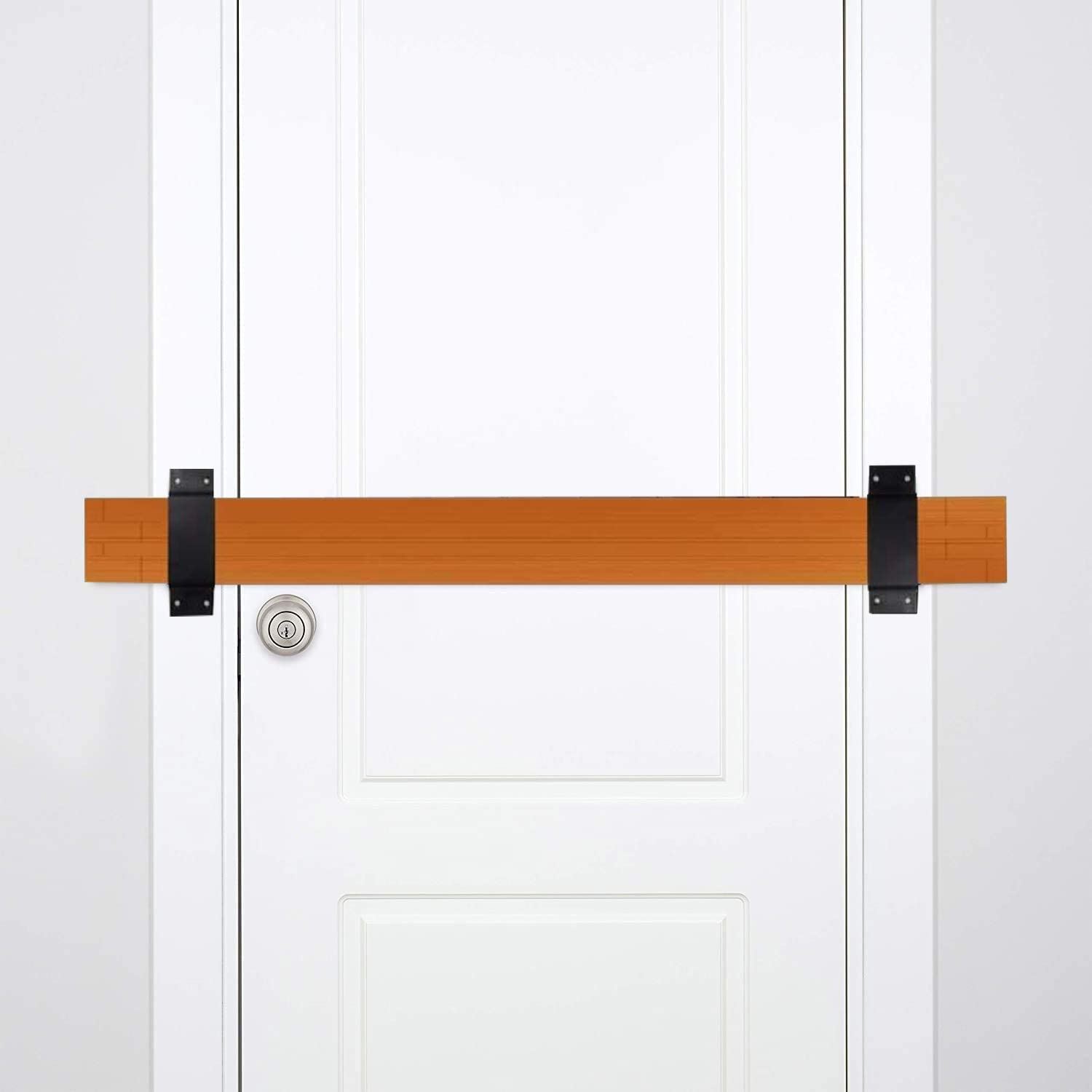 Powder Coated Heavy Duty Open Bar Security Holder Bracket for Standard 2 X 4' Lumber