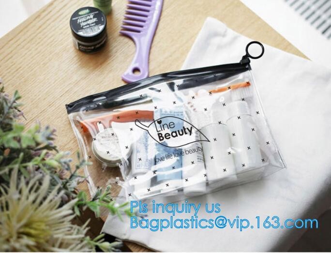 underwear packing slider zipper bags with hanger, Cosmetic k clear bubble bags, Manufacturer Clear Vinyl Slider Ba