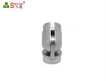 304 Stainless Steel Handrail Fittings Balustrade Flush Joiner Punching Finish