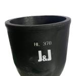 Round Silicon Carbide Graphite Crucible For Melting Aluminum Oxidation