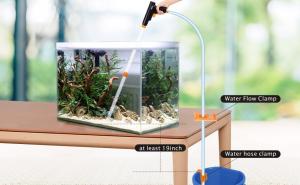 Quality Air Pressing Aquarium Vacuum Cleaner For Water Changing wholesale