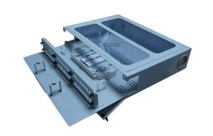 Quality 48f 2U ARS2RU Fiber Optic Patch Panel Aluminum Rack Mounted wholesale