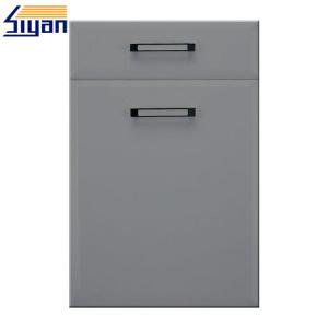 Quality Professional Grey Modern Kitchen Cabinet Doors , Kitchen Wall Cupboard Doors wholesale