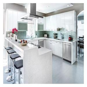 Quality Smart Solid Wood Lacquer Cabinets for Modular Kitchen in Contemporary Apartments wholesale
