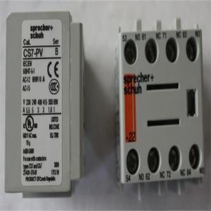 Quality Sprecher+Schuh Auxiliary Contact Block CS7-PV-22 wholesale