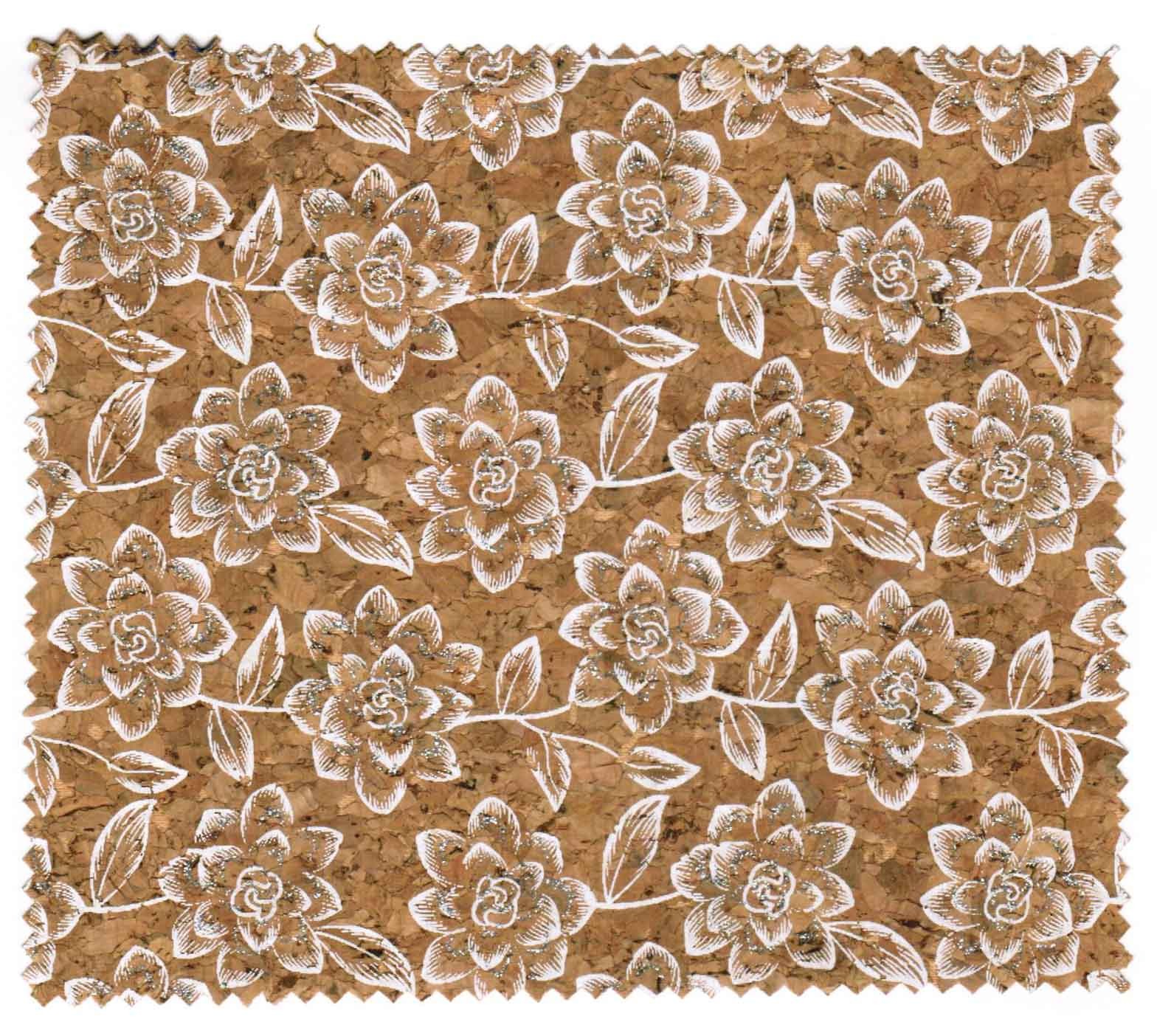 Printed colored & Eco-friendly cork fabric sheet for bags/cover/notebook/shoes with TC backing,waterproof and dust