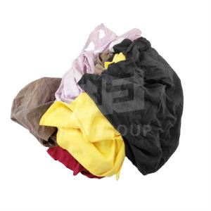 Quality Strong Absorbency Dark Color T Shirt Rags 100% Cotton Industrial Used Clothes Rags Cleaning Wiping Cloth Wipers wholesale