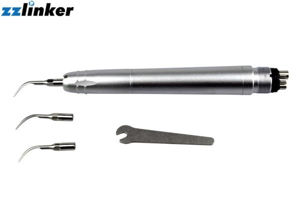 Manual Air Scaler Dental Polishing 3 Tips Free 4 / 2 Holes Stainless Steel