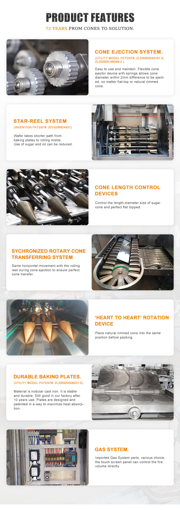 Industrial Rolled Sugar Cone Making Machine 2.0hp 1.5KW 12kg / Hour