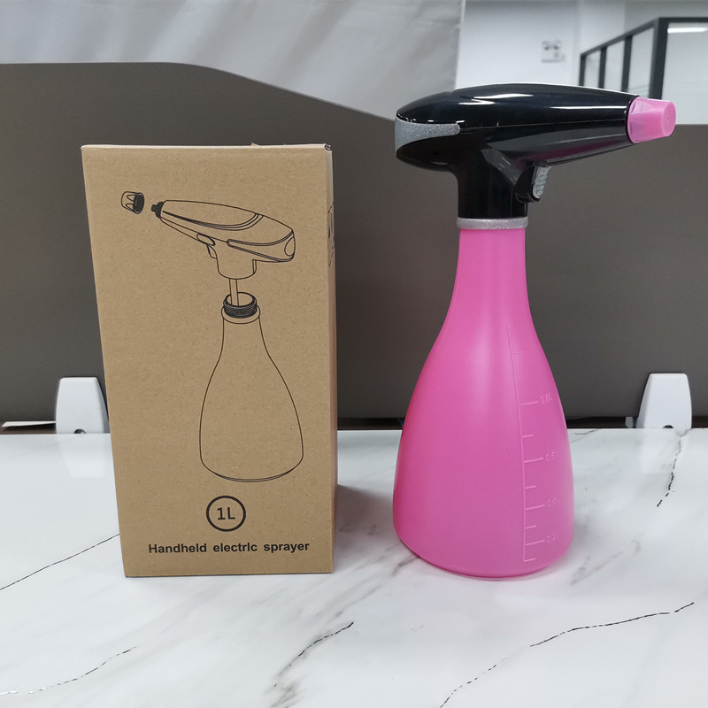 33.8oz Automatic Garden Sprayer Rechargable 1L Spray Mist Bottle For Plants