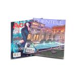 Pantone Color A4 Art Paper Perfect Bound Magazine Printing