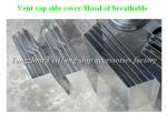 Vent cap side cover-Hood of breathable cap
