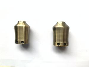 Quality Wear Resistant Coffin Fittings / Casket Hardware Metal End Cup American Style wholesale