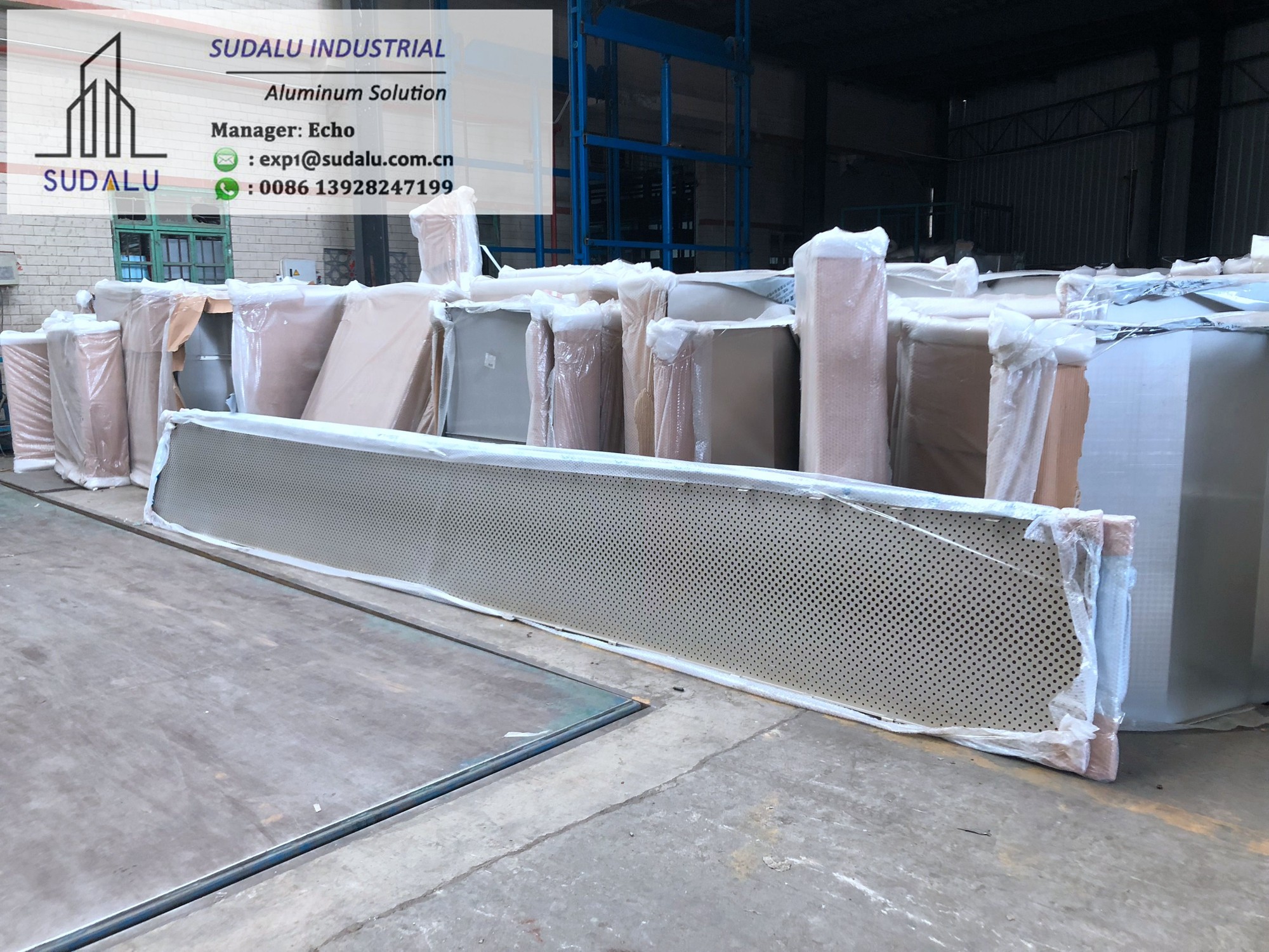 SUDALU Aluminum Perforated Panel for Wall Cladding with PDF coating