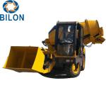 Self Loading Concrete Mixer Truck 2.6m3 Mobile Concrete Pump Mixer Truck
