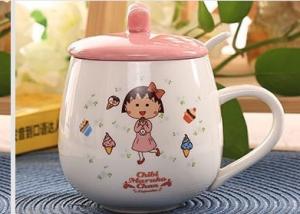 Quality Kitchen 12 Oz 8x8.5cm Coffee Mug With Spoon wholesale