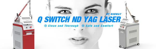 New technology Q Switched Nd Yag Laser For Tattoo Removal Skin Whitening