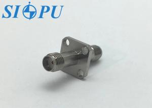 Quality Double Headed SMA Female Adapter Straight Through Flange Installation wholesale