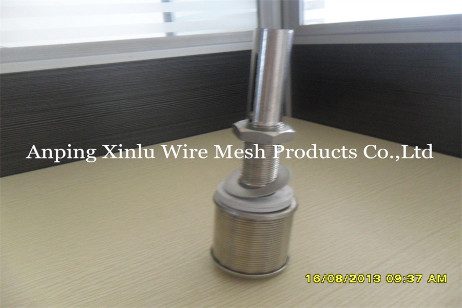 Standard Long Neck Stainless steel Wedge Wire Johnson Screen Nozzle for water ion exchange system