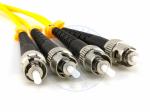 XYFiber single mode duplex fiber optic patch cable 9/ 125 ST to ST