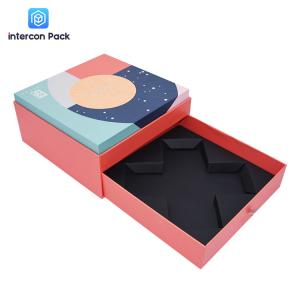 Quality TUV Cardboard Magnetic Closure Gift Box Drawer Box Type Environmental Friendly wholesale