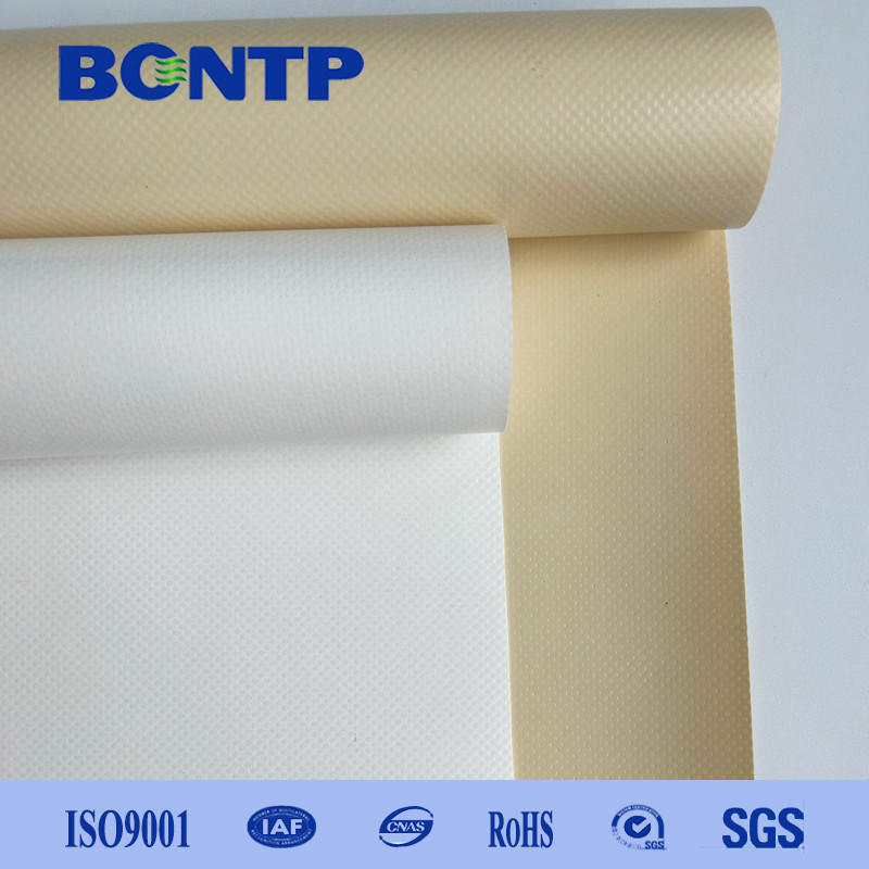 UV Resistant Water Proof Tarpaulin PVC Coated Polyester Fabric For Side Curtain