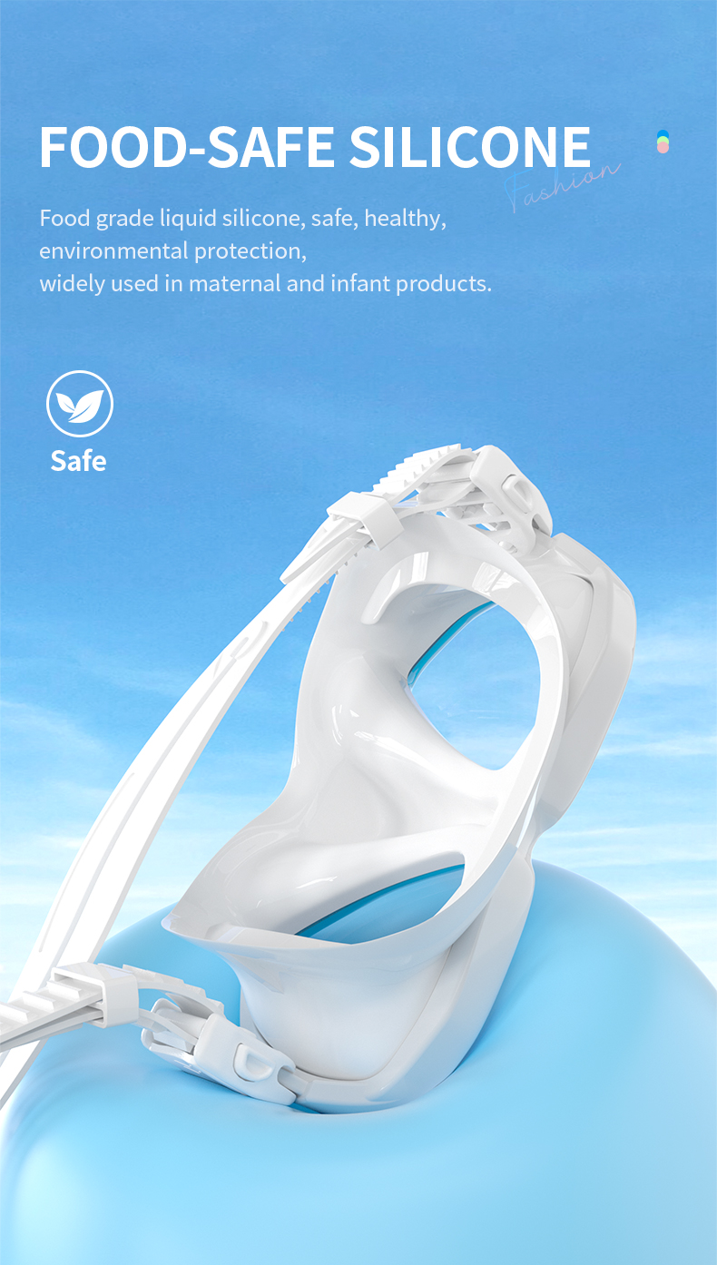 ODM Silicone PC Mirrored Youth Swim Mask And Snorkel Eco Friendly