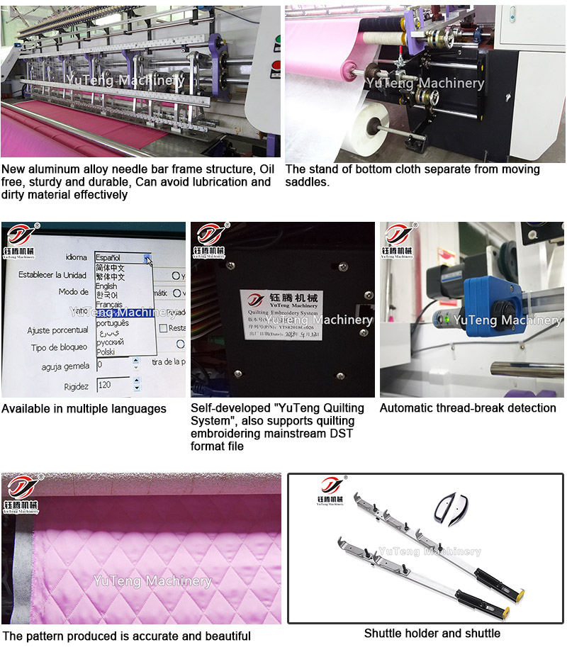Computerized Multi Needle Lock Stitch Quilting Machine Multi Needle Quilting Machine Factory