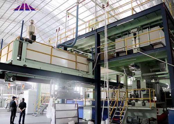 Cheap 4000mm 550m/Min Non Woven Fabric Making Machine Packing For Rice Package Cloths for sale