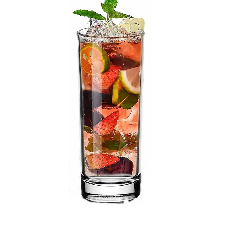 Reusable Polystyrene Plastic Hi Ball Glasses 210ml For Weddings Parties