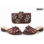 Supoo wholesale price wedding shoes matching bags african high heel shoes for