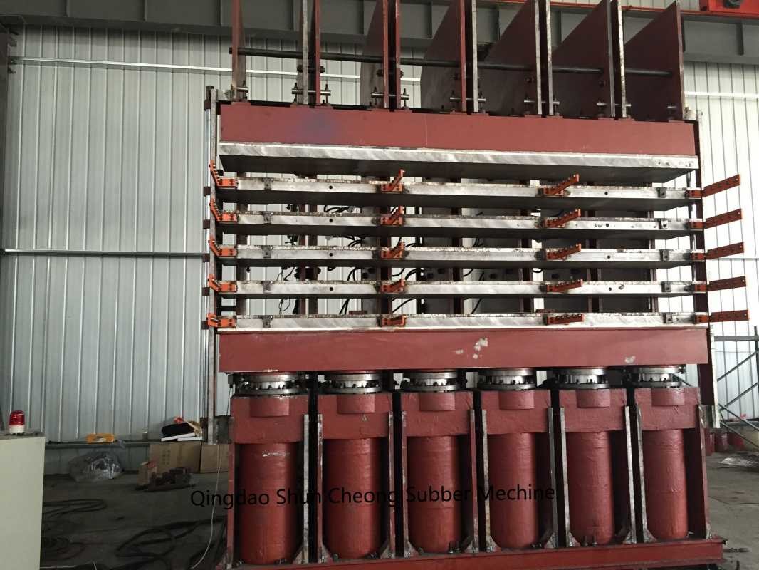 Hot Press Plate Tire Tread Vulcanizing Machine / Rubber Processing Machine