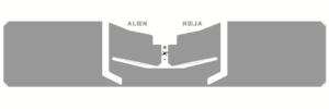 Quality Car Parking System RFID Label Tags Long Range 860-960MHz Alien H9 9954 wholesale