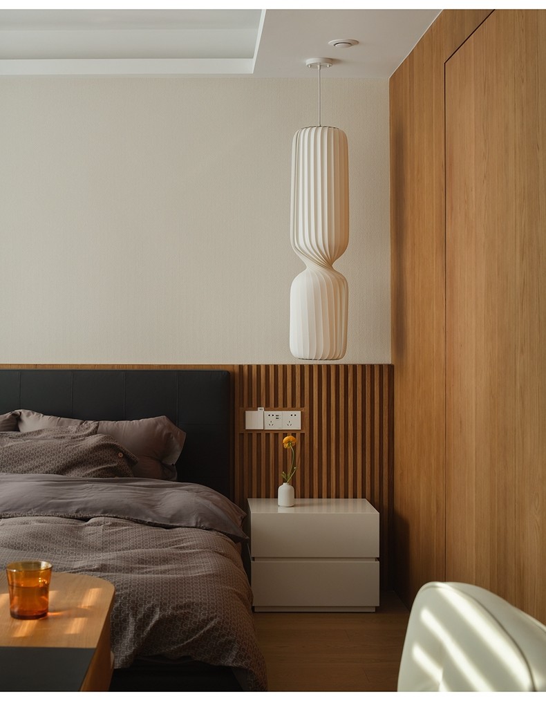 Danish Designer Cylindrical Shape Silk Pendant Lamp(WH-AP-591)