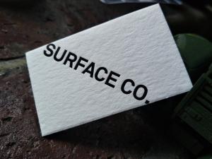 Quality Hot Stamping Cotton Letterpress Business Cards , Luxury Business Cards wholesale