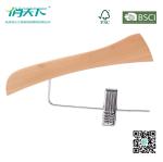 Betterall Luxury Environmentally-friendly Wooden Pant Hanger with Non-slip Clips