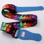 Beautiful Personalized Guitar Straps For Women Polyester PU Leather Material