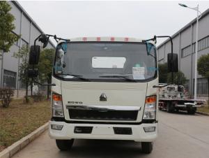 Quality SINOTRUK HOWO 4x2 6 Ton Slide Bed Tow Truck With 21m Steel Wire Rope wholesale