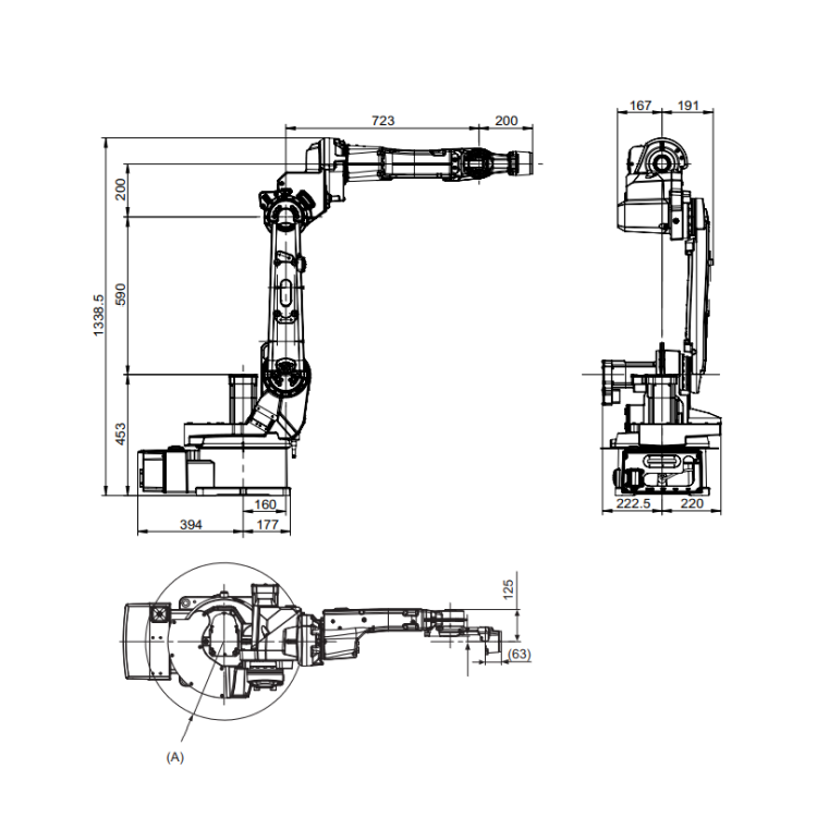 ABB 6 Axis Used Welding Robot IRB 1520ID Robot Welding Machine Payload 4 Kg