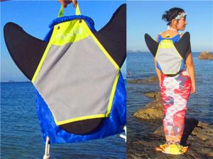 Quality Water Resistant Monofin Backpack , Swim Fin Bag Easy Opening And Carrying wholesale