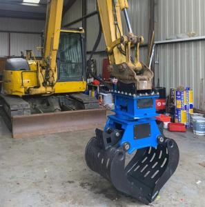 Quality Hot Sale 6-10 Ton Excavator Sorting Grab Metal Scrap Hydraulic Stone Square Rotating Demolition Grapple wholesale