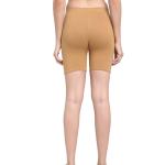 Hot Sale Low Price Women Beige Sport Shorts Yoga Pants with Custom Logo Printing
