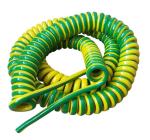 1P × 30AWG + 3C × 30AWG Multi Strands 5 Core 80℃ 30V Spiral Cable TPU Material